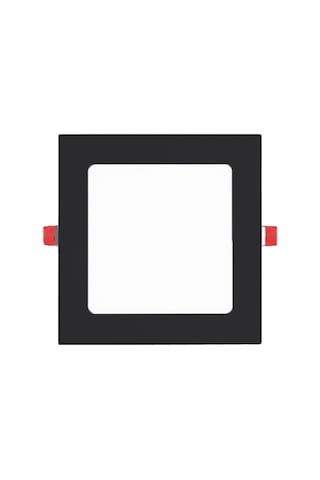 Maxled 6w Siyah Kasa Kare Sıva Altı Led Panel 3000k Günışığı