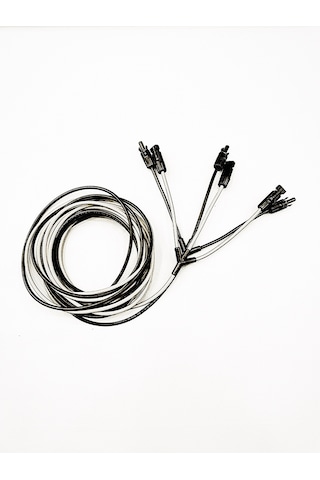 10+10 METRE 3LÜ MC4 6MM2 SOLAR KONNEKTÖR 3 İN 1 KABLOLU PARALELLE