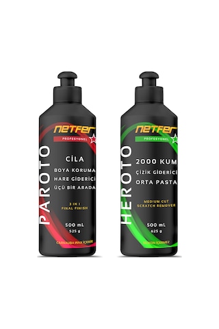 Netfer 2'li Orta Pasta Cila Set - 2x500 Ml