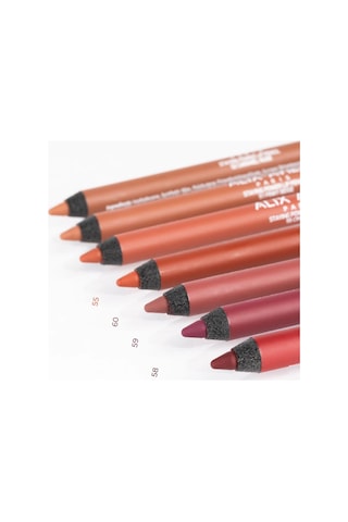 Alix Avien Suya Dayanıklı Uzun Süre Kalıcı Yumuşak Dudak Kalemi Staying Power Lip Pencil 56 Wild Red