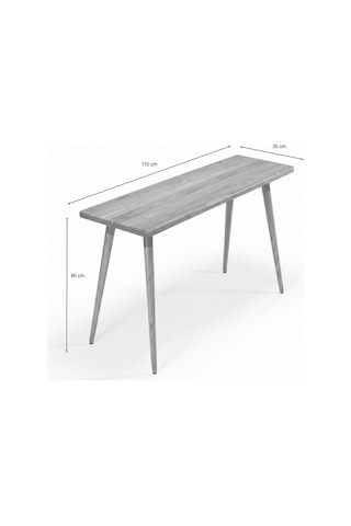 Mobenta Basic Entry: Modern Masif Dresuar, Antre Konsolu - 110x35 Ig Mavi