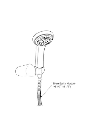 Gpd Tam Ankastre Duş Seti Atros Krom