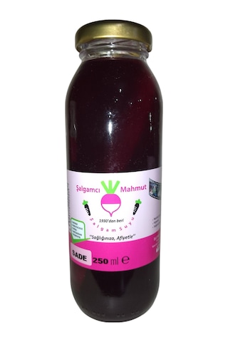 Şalgamcı Mahmut Cam Şişede Taneli Şalgam 24 x 250 ML