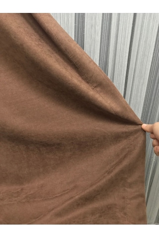 Ada Fonluk Kahverengi Tek Kanat 1/3 Sık Pile Kahverengi