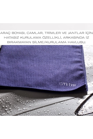 Gyeon Q²m Waffle Dryer Petek Dokulu Cam Silme Bezi Ve Yüzey Kurul