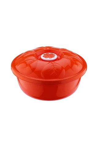 Asude 2 No Yonca Hamur Leğeni Kapaklı 8 Litre Şeffaf