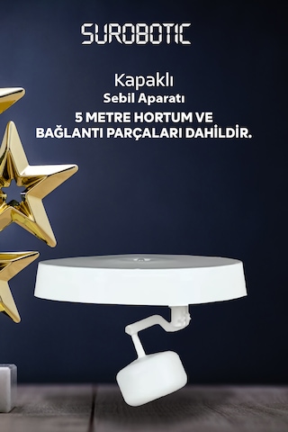 Su Arıtma Kapaklı Sebil Üstü Damacana Aparatı - 5 Metre Hortum