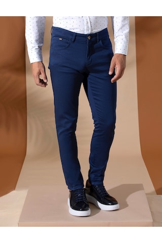 Pierre Cardin Erkek İndigo Kanvas / Chino Pantolon 50271249-vr028 İndigo