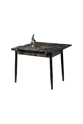 Kartal Dikdörtgen Masa Ve Ay Sandalye, Cosmos, 100x65 Siyah