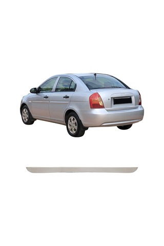 Hyundai Era Uyumlu 2005-2011 Krom Bagaj Alt Çıtası Paslanmaz Çelik