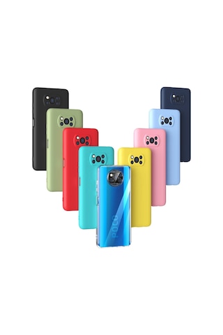 Xiaomi Poco X3 Pro Kilif Lens Korumali Içi Kadife Silikon 03.Mm 469179138