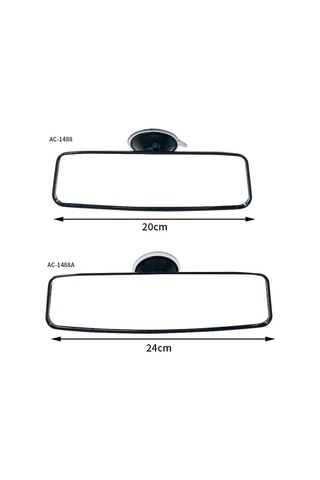 Plastik+cam Dikiz Aynası Araç İçi Geniş Açılı Dikiz Aynası Parlama Önleyici Fonksiyonlu - Boyut: S