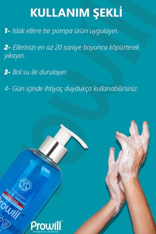 Prowill Prebiyotikli Sıvı El Sabunu 250 ML