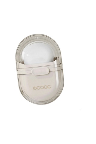 Seyahat Sabun Kutusu Kapatılabilir Tabak Mühürlü Saklama Kapaklı Sızdırmazlık Kutusu Beyaz