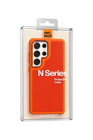 Nettech Samsung Galaxy S25 Ultra Uyumlu Nt-n121 Deri Arka Koruma Kılıf - Kahverengi