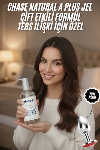 Çift Etkili Doğal A Plus Jel 250ml - 7cm Plug 2'li Set