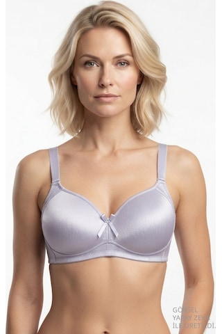 Cottonill Bra - Elvia Büyük Beden Parlak Balensiz Straplez Minimizer Kadın Sütyen 3'lü Paket Çok Renkli