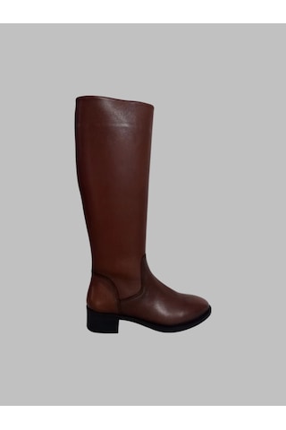 Castle Black Cb-19900-1 Kadın Deri Fantazi Çizme Taba