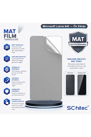 Microsoft Lumia 640 Uyumlu Ön Yüzey Mat Hidrojel Ekran Koruyucu 37073250