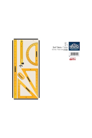 Hatas 01550 Tablalı Set Sarı