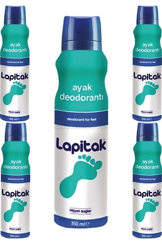 Lapitak Ayak Deodorantı 5 x 150 ML