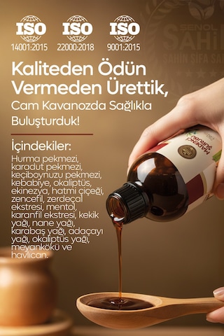 Madenci Şurubu Okaliptus Ekinezya Propolis Ekstreli Bitkisel Şurup 350ml