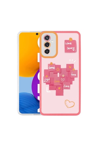 Zore Samsung Galaxy Uyumlu M52 Kılıf Omsy M-fit Desenli Kapak - Hat No5