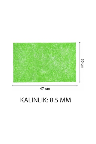 Kesilebilir Buzdolabı Raf Matı Meyve Sebze Nem Küf Önleyici Gıda Koruma Pedi 47x30 cm