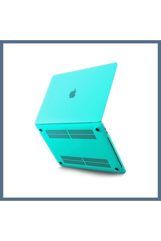 Buradabulabilirsin Macbook Uyumlu Pro 13 2021 Macbook Uyumlu Buzlu Kapak - Yeşil Bbz