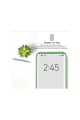 Apple Uyumlu iPhone 15 Kılıf Nano Lansman Silikon Kapak