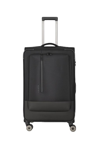 Travelite Crosslite 5.0 4w Trolley L Körüklü Büyük Boy Valiz Siyah