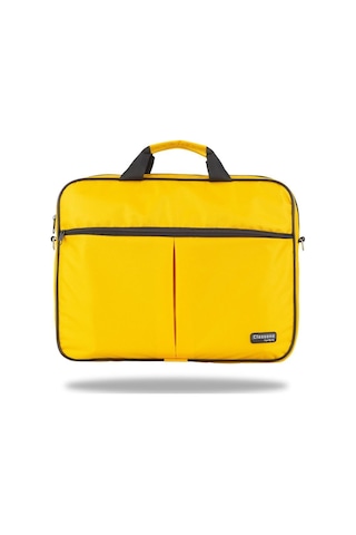 Classone Wtx308 Wtxpro Serisi 15.6 İnch Su Geçirmez Kumaş Apple Uyumlu MacBook , Laptop , Notebook El Çantası- Sarı