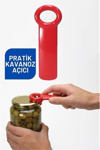 Kavanoz Açacağı Konserve Açacağı -vakumlu Kapak Açma Aparatı