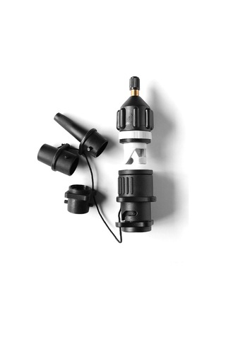 Dofolink Sup Pano, Kayak, Havlu Yatağı İçin Çok Amaçlı Nylon Flaş Devir Aleti Seti - Turuncu 1 Adet Adaptör + 5 Farklı Uç