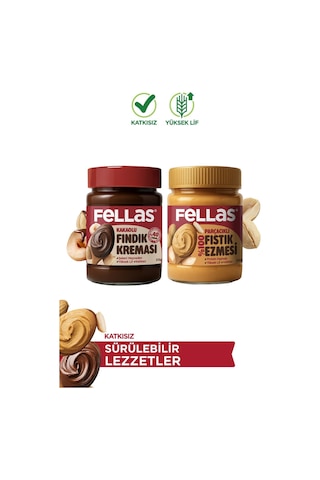 Kakaolu Fındık Kreması 315 G + Fıstık Ezmesi - %100 300 G