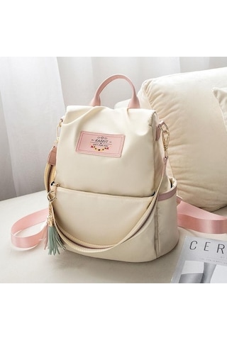 Ganzhoushop Yüksek Sırt Sırt Sırt Seyahat Oxford Öğrenci Kumaş Küçük Kapasiteli Kadınlar Kadınlar Ins İçin İçin Çantası Çantası Çantası Black 2023 Dc Siyah