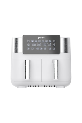 Yasomi Y80 8 LT 2850W Çift Hazneli ve Çift Motorlu Airfryer Fritöz