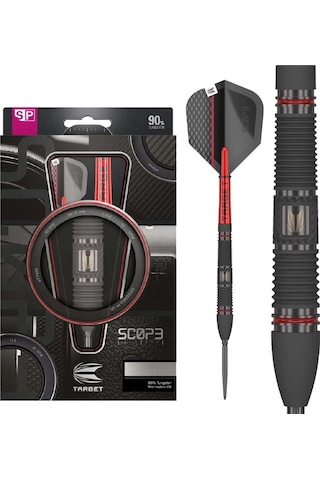 Target Scope 02 % 90 Tungsten Sp Çelik Uçlu Dart Oku