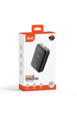 Juo 10000 Mah 33w Led Watt Amper Göstergeli Usb-a + Type-c Powerb