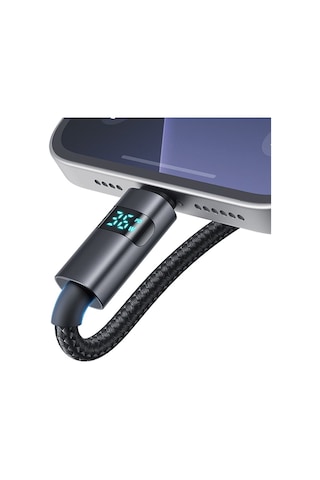 Mcdodo Ca-6570 36w Typec Lightning Apple Uyumlu iPhone Şarj Kablo Siyah