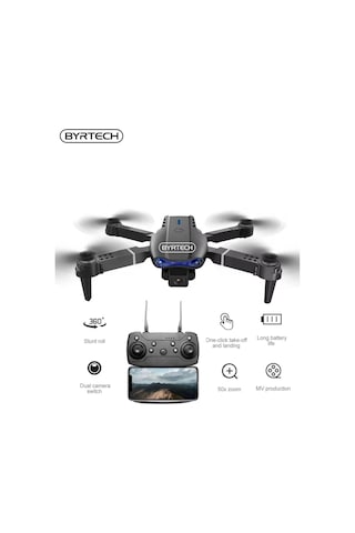 Sh Kaydı Gerektirmeyen Drone - Renk: Siyah, Kamera Özelliği: 4k, Gps, Uçuş Mesafesi: 1000m-2000m
