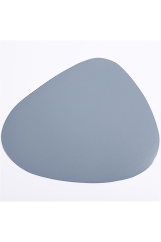 4 Adet Masa Örtüsü Kaymaz Altlık Deri Yer, Açık Mavi Açık Mavi