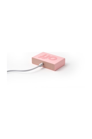 Lexon Flip Klasik Şarj Edilebilir Alarm Saat Pembe