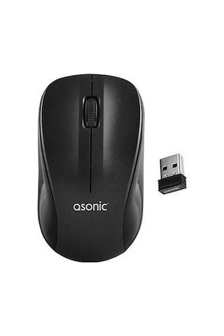 Asonic AS-WM5 Mouse Siyah 4 Adet