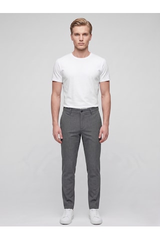 Plus Scorpion Erkek Super Slim Fit Kumaş Pantolon Dar Paça Modern Kesim Klasik Pantolon Antrasit