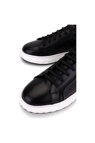 Tamer Tanca Erkek Hakiki Deri Siyah Sneakers & Spor Ayakkabı 1203 277 Erk Ayk Sk26-27 Sıyah Dr