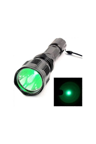 Yeşil Işık Süper Güçlü 2000 Lümen Taktik El Feneri Uzaktan Şarj Edilebilir Su Geçirmez Avcılık El Feneri Kamp, Dağcılık, Yürüyüş F26 Diğer