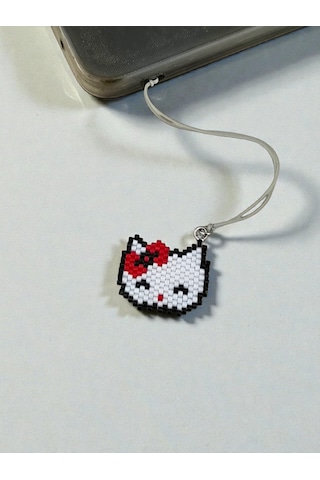 Hello Kitty Figürlü Miyuki Telefon Charm