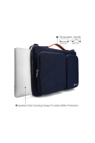 Tomtoc A42-C01B01 13.5" Lacivert Defender-A42 Notebook Çantası