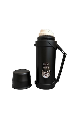 Shotay Çelik Termos 1200 ML Siyah